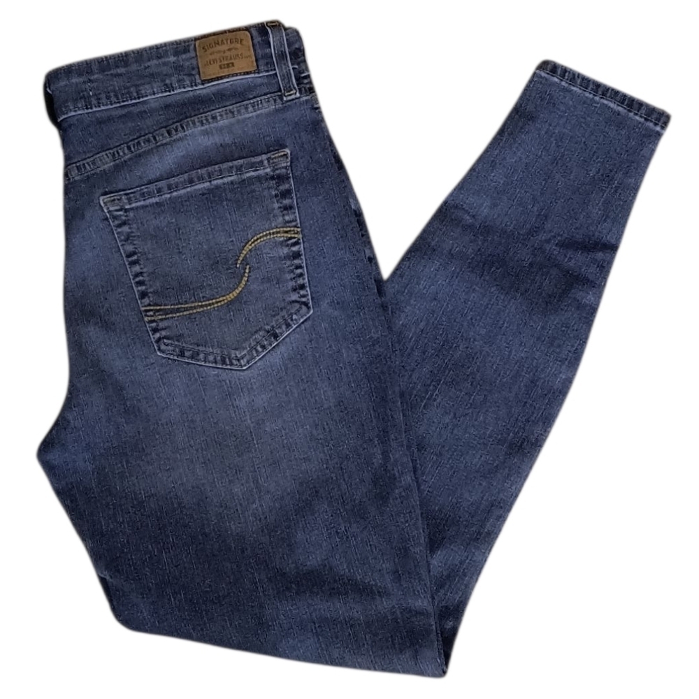 Signature by Levi Strauss Mid Rise Skinny Jeans Size 10